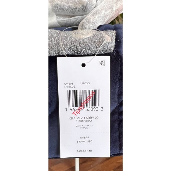 NEW WITH TAGS!! SOLD OUT!  AUTHENTIC Coach Blue Velvet Quilted Tabby 20 - Picture 13 of 14